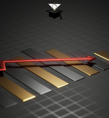 Grafica mostrando un descenso