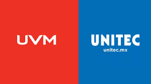 Logotipo de UVM y UNITEC escuelas privadas en México